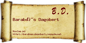 Barabás Dagobert névjegykártya